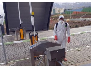 Iğdır Üniversitesinin öz kaynaklarıyla gerçekleştirdiği dezenfeksiyon çalışmaları sona erdi