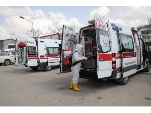112 ambulanslarının hijyeni Büyükşehir’e emanet