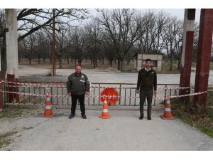 Tabiat parkı ziyaretçilere kapatıldı