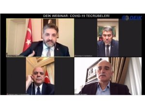 Koronavirüs mücadelesi veren 3 ülkenin Türk büyükelçileri ile online seminer