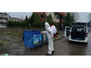 Başiskele’de 9 mahallede dezenfekte çalışması yapıldı
