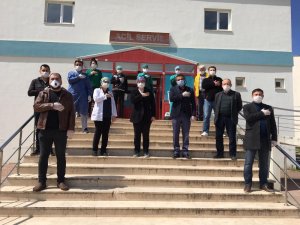 MHP Osmaneli İlçe Teşkilatından sağlık çalışanlarına yemek ikramı