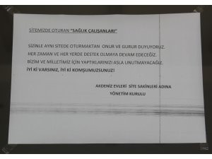 Sinop’ta yazılan yazıya Ordu’dan anlamlı cevap