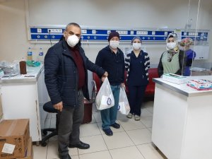 Sağlık-Sen Giresun Şubesi’nden sağlık çalışanlarına destek ziyareti