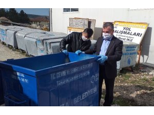 Havza Belediyesi’ne 100 çöp konteyneri