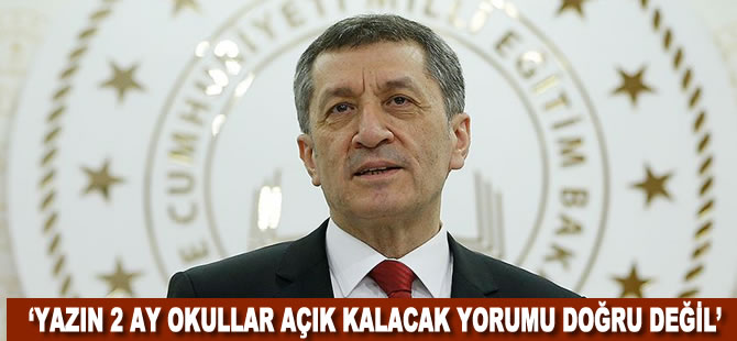 Milli Eğitim Bakanı Selçuk: Okulların tatil olduğu süre kadar telafi eğitimi yapılmayacak