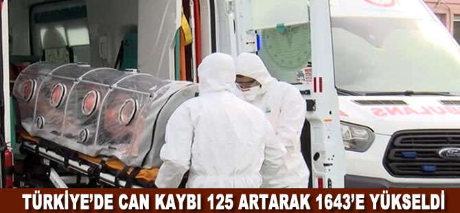 Sağlık Bakanlığı: Son 24 saatte Kovid-19 nedeniyle 125 kişi hayatını kaybetti