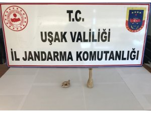 Uşak’ta Roma dönemine ait tarihi eser ele geçirildi