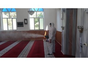 Sinop’ta camiler dezenfekte ediliyor