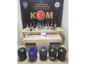 Denizli’de kaçak alkol ve tütün operasyonları: 3 gözaltı