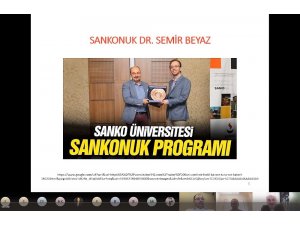 Sanko Üniversitesi sanal konferanslara devam ediyor