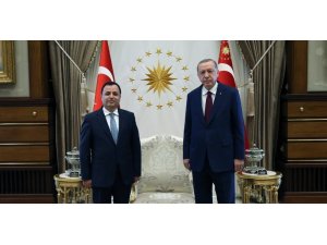 Cumhurbaşkanı Erdoğan, Anayasa Mahkemesi Başkanı Arslan’ı kabul etti