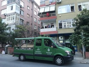 Kadıköy’de eşi tarafından öldürülen kadının cenazesi morga kaldırıldı