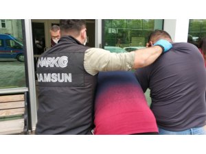Samsun’da uyuşturucu operasyonunda 3 tutuklama