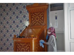 Beypazarı Belediyesi’nden camilerde temizlik çalışmaları