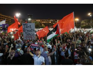 İsrailliler “ilhak” planının protesto etti