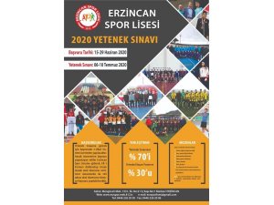 Erzincan Spor Lisesine yetenek sınavıyla öğrenci alınacak