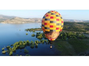 Konya’da balon turizmi için test uçuşu yapıldı