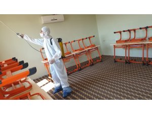 Cizre Belediyesi Kur’an kurslarını dezenfekte etti