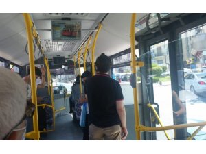 Otobüste maske tartışması