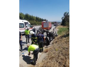 Aydın’da trafik kazası: 1 ölü, 2 yaralı
