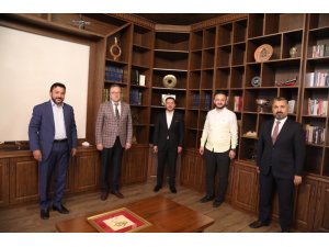 RTÜK Başkanı Şahin ve BİK Genel Müdürü Duran, Başkan Arı’yı ziyaret etti