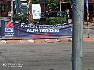 Bünül’den CHP’nin pankartına tepki