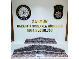 Samsun’da 52 bin 920 adet uyuşturucu hap ele geçirildi