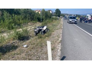 Kastamonu’da otomobil ile ATV çarpıştı: 1 ağır yaralı