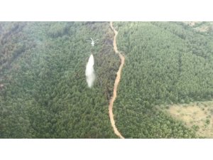 Orman yangınları termal drone ve İHA’larla izlendi