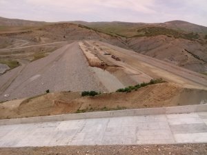 Kanatlı Barajı’nın yapım çalışmaları sürüyor