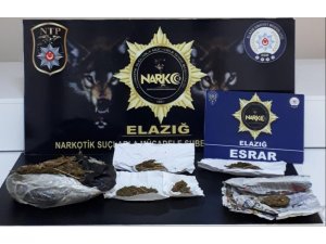 Elazığ’da uyuşturucu ile mücadele