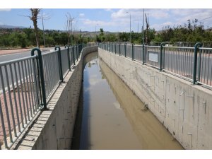 Melikgazi’nin yağmur suyu kanalları aşırı yağıştan etkilenmedi