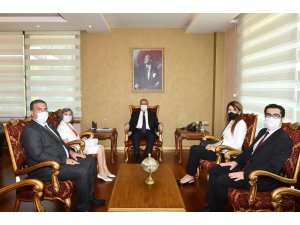 KKTC Mersin Başkonsolosu Mendeli, Vali Su’yu ziyaret etti
