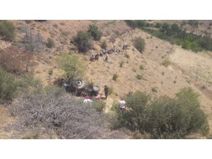 Karaman’da traktör devrildi: 1 ölü