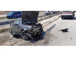 Kırıkkale’de trafik kazası, 4 yaralı