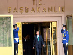 Başbakanlık binasinda güvenlik önlemleri