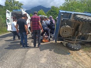 Kastamonu’da patpat kazası: 2 yaralı