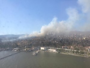 İzmir’de askeri alanda orman yangını