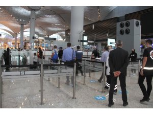 İstanbul Havalimanı’nda korona virüs denetlemesi