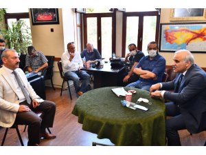 Başkan Zorluoğlu Trabzon Gazeteciler Cemiyeti’ni ziyaret etti