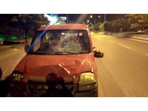 Kırıkkale’de hafif ticari aracın çarptığı kişi öldü