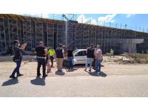 Kuzey Marmara otoyolu inşaat alanında şüpheli araç paniği
