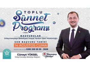 Süleymanpaşa Belediyesi’nden toplu sünnet programı