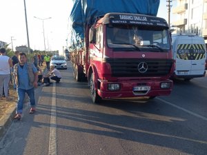 Samsun’da kamyonun çarptığı yaya ağır yaralandı