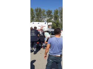 Isparta’da otomobil ve kamyon çarpıştı: 2 yaralı