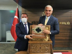 Kervancıoğlu’ndan Kültür ve Turizm Bakanına ziyaret