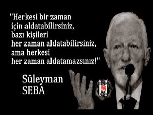 Beşiktaş'ın Onursal Başkanı Süleyman Seba mezarı başında anıldı.