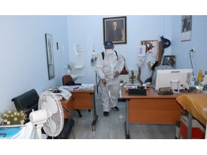 Çankaya’da dezenfekte çalışmaları sürüyor