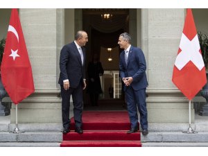 Bakan Çavuşoğlu, İsviçre Dışişleri Bakanı Cassis ile görüştü